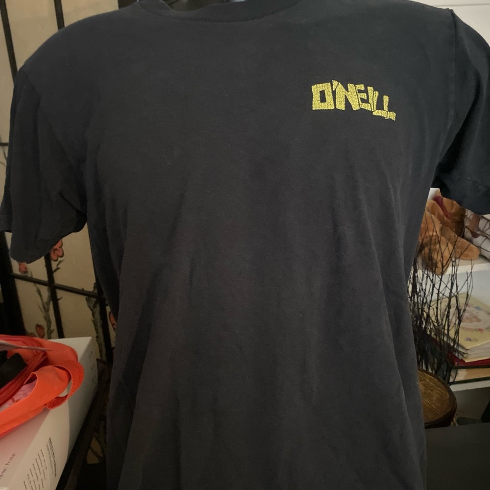 O'Neill Black Tee with Yellow Logo